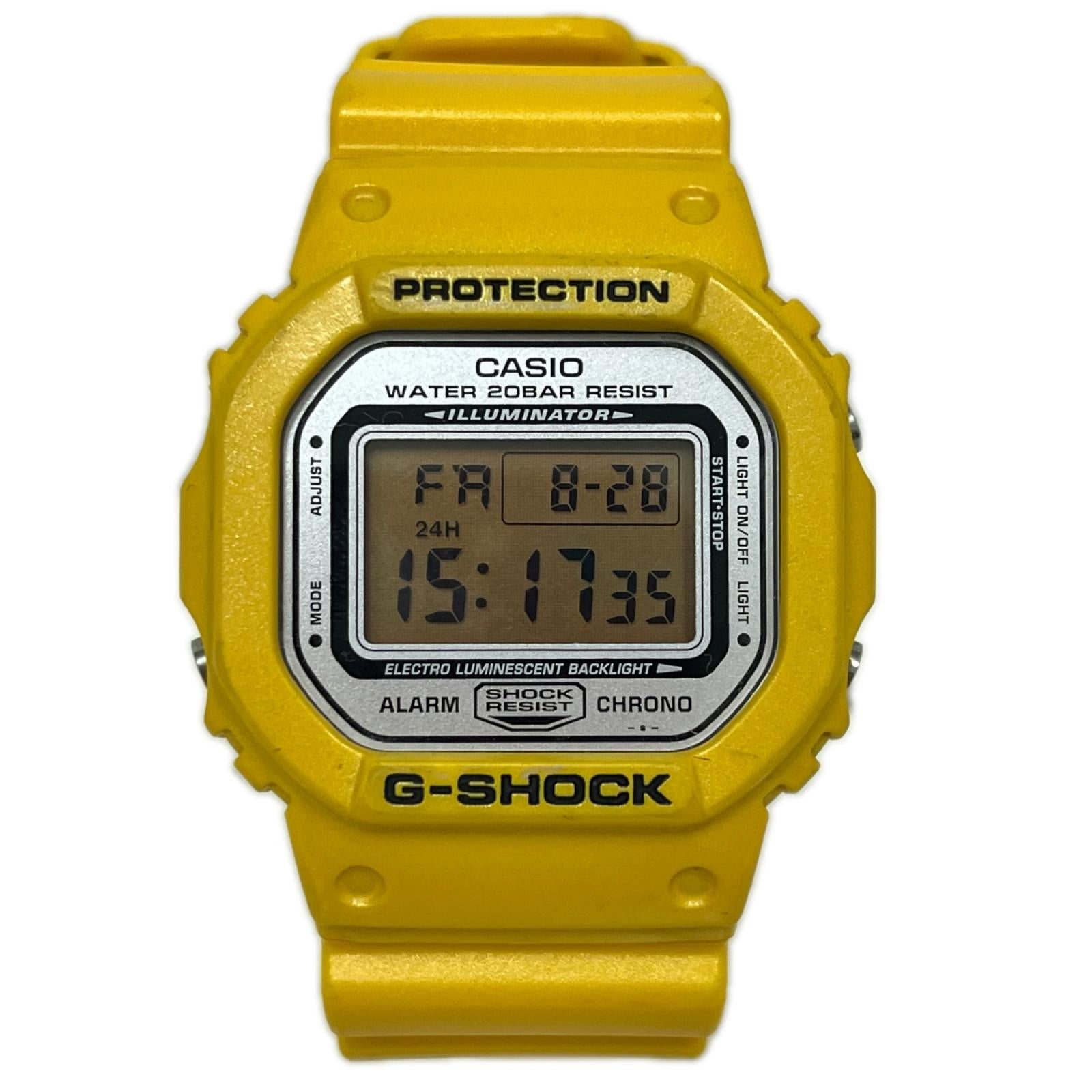 腕時計 CASIO G-SHOCK/DW-5600 ｲｴﾛｰ/FRFｺﾗﾎﾞ イエロー