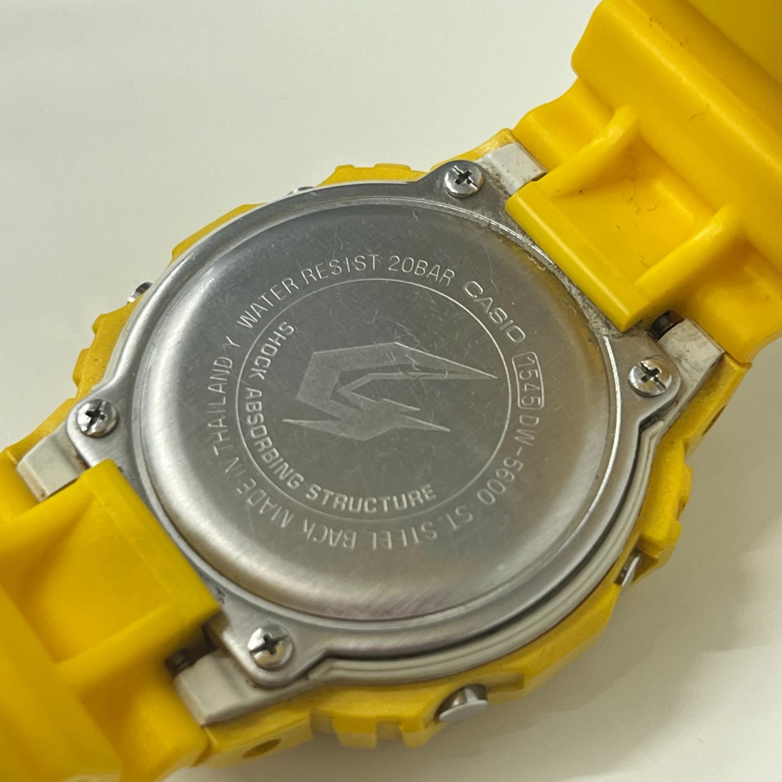 腕時計 CASIO G-SHOCK/DW-5600 ｲｴﾛｰ/FRFｺﾗﾎﾞ イエロー