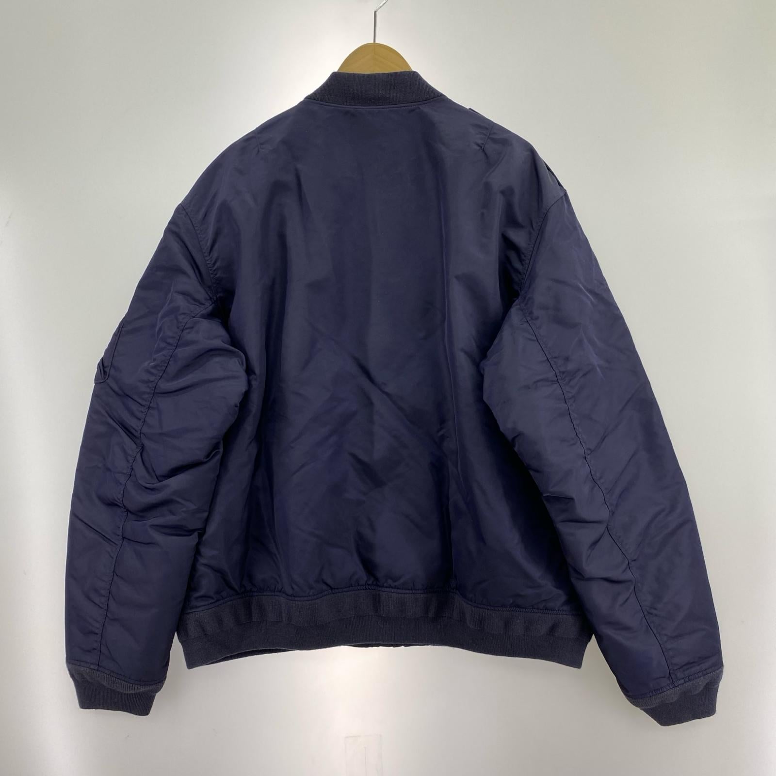 ジャケット ﾂｲﾙﾀﾞｳﾝ ﾎﾞﾝﾊﾞｰｼﾞｬｹｯﾄ 紺 XXL ネイビー