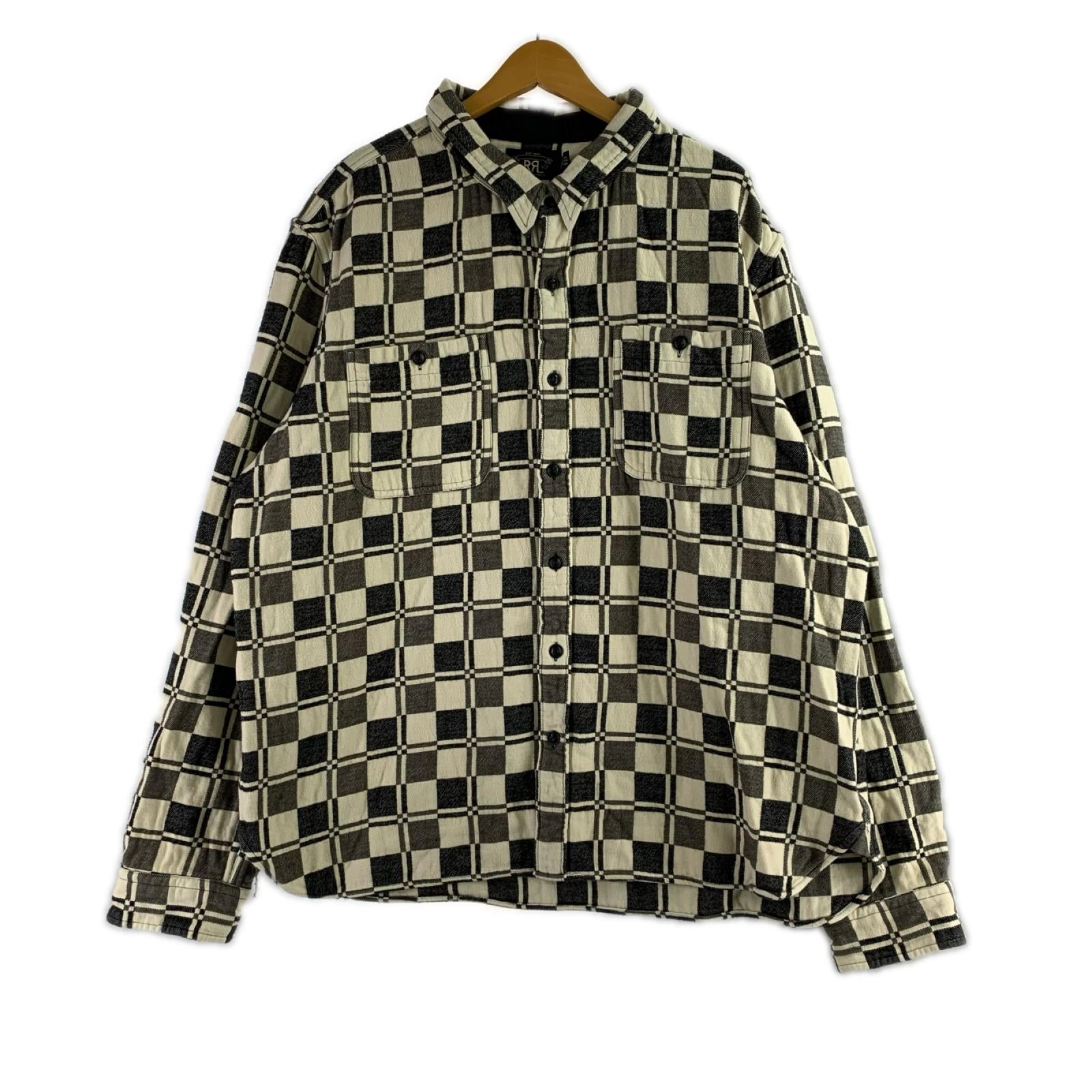 長袖シャツ JACQUARD WORKSHIRT XXL