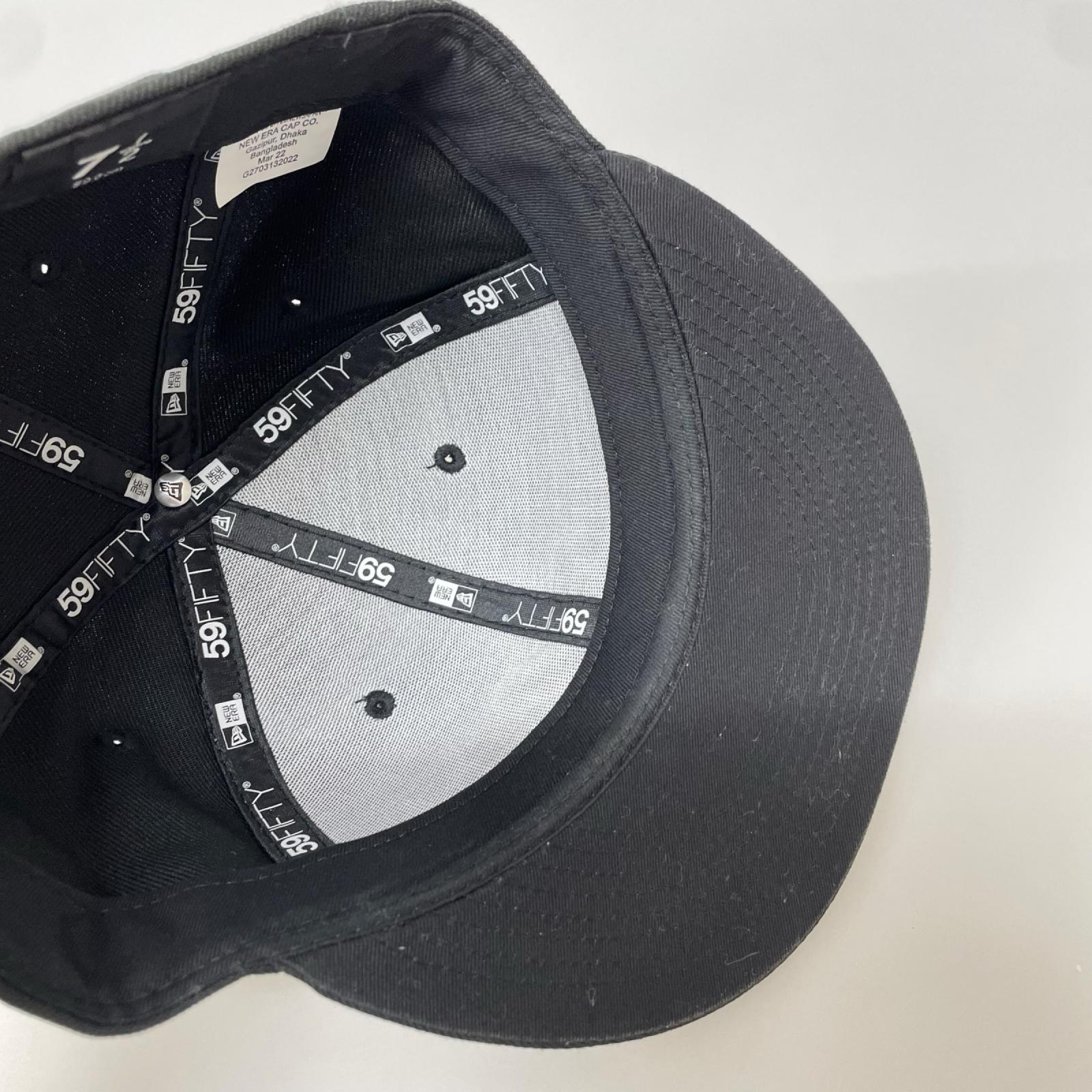 キャップ ×SUPREME 59FIFTY ブラック