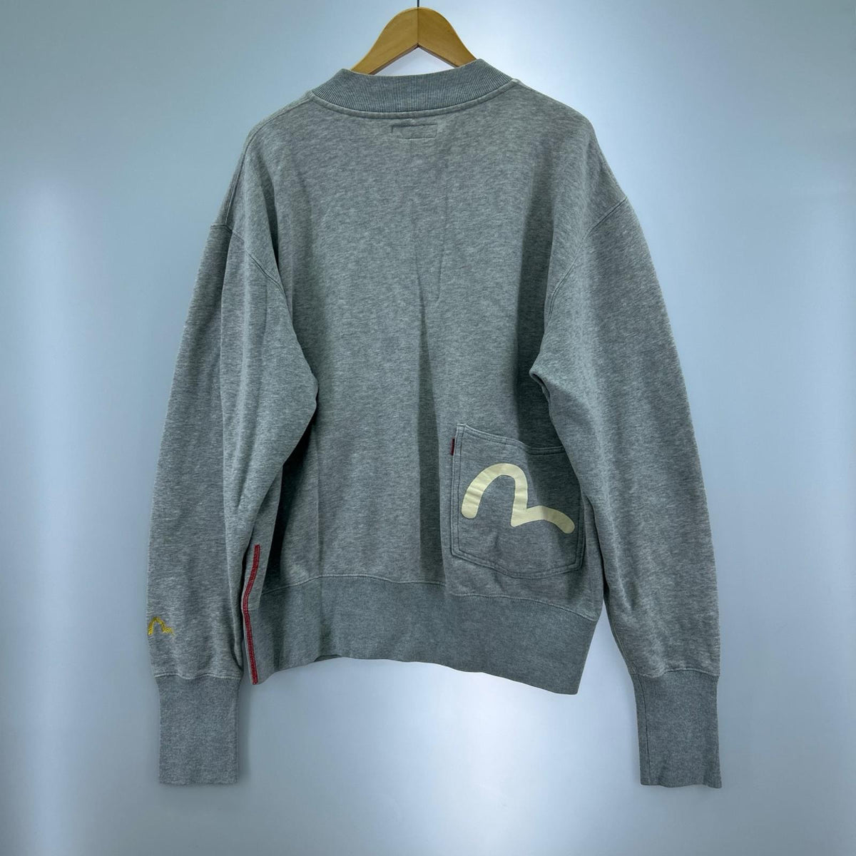 スウェット x EVISU ﾌﾙｼﾞｯﾌﾟｽｳｪｯﾄ 44 グレー