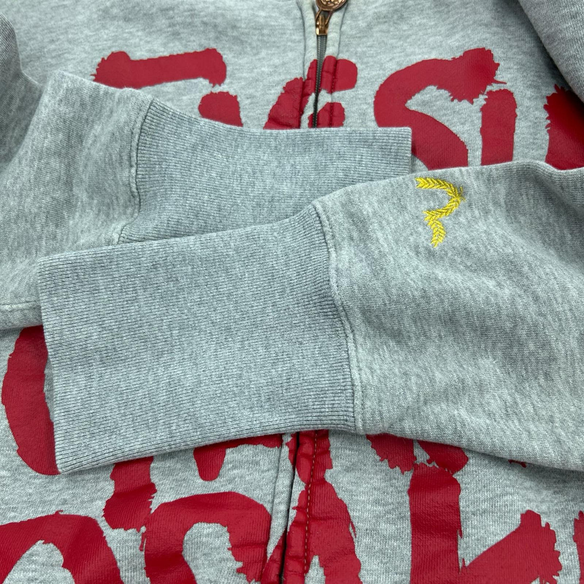 スウェット x EVISU ﾌﾙｼﾞｯﾌﾟｽｳｪｯﾄ 44 グレー