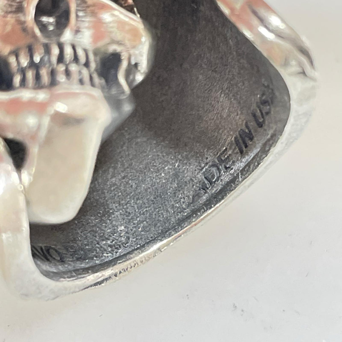 ウォレットチェーン Skull Bell Keychain シルバー