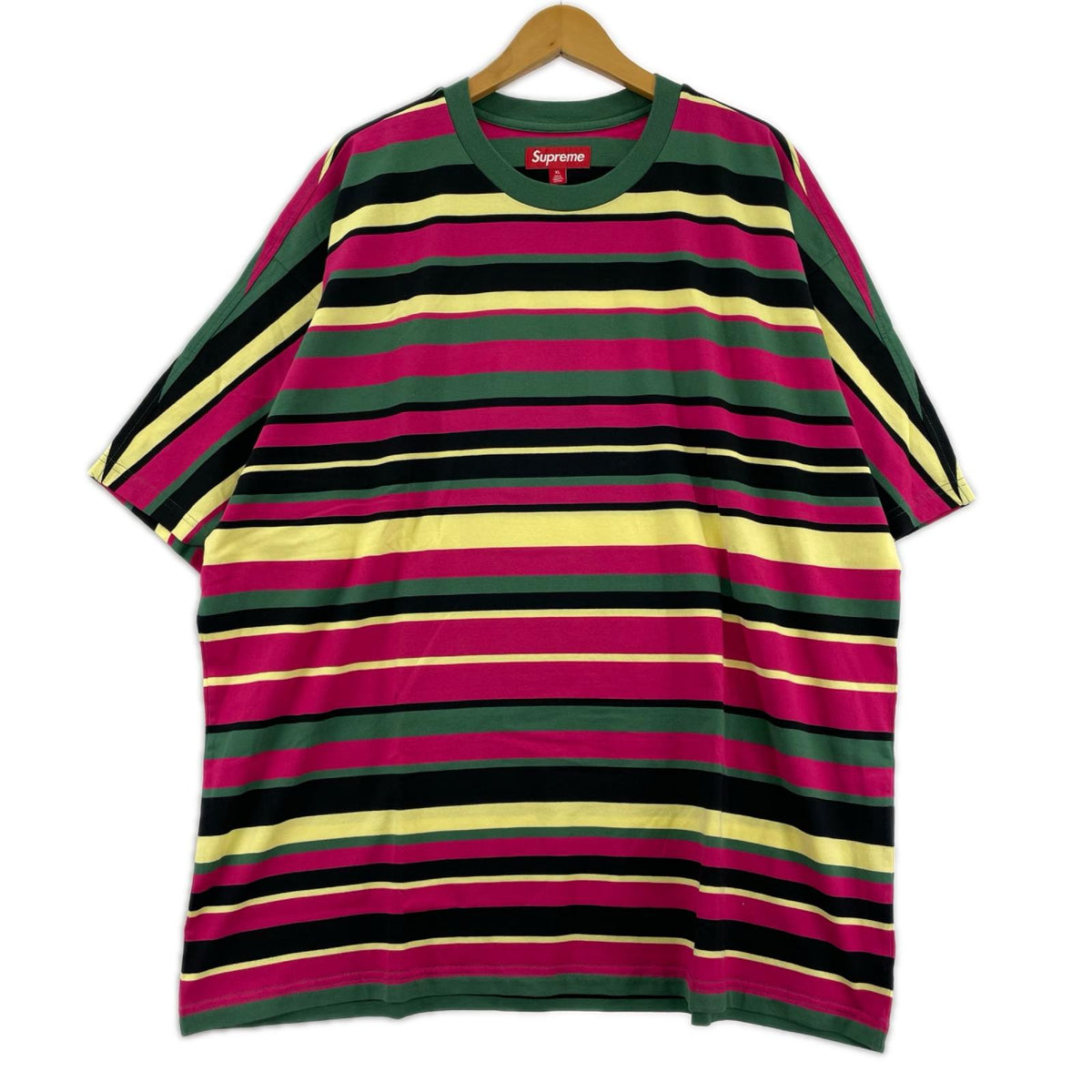 半袖Ｔシャツ intarsia S/S top Stripe マルチカラー