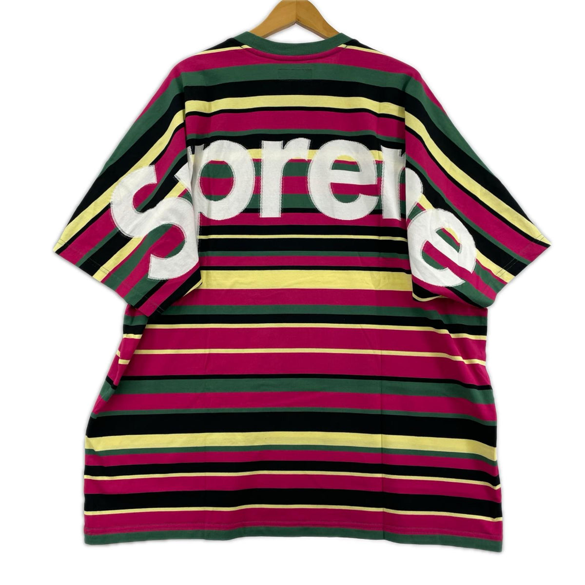 半袖Ｔシャツ intarsia S/S top Stripe マルチカラー
