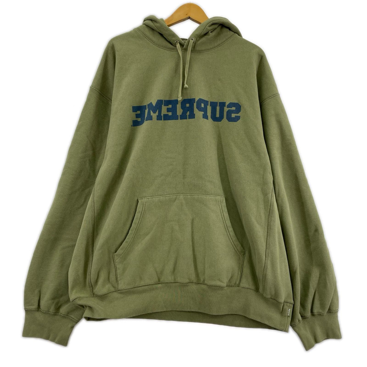 パーカー reverse hooded sweatshirt グリーン