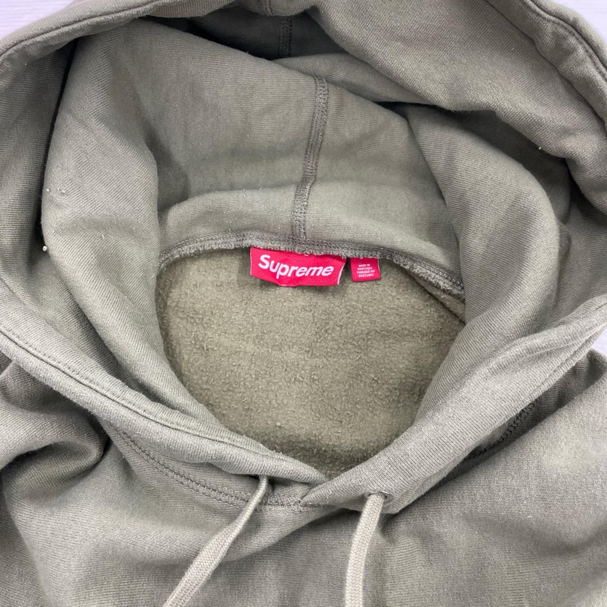 パーカー reverse hooded sweatshirt グリーン