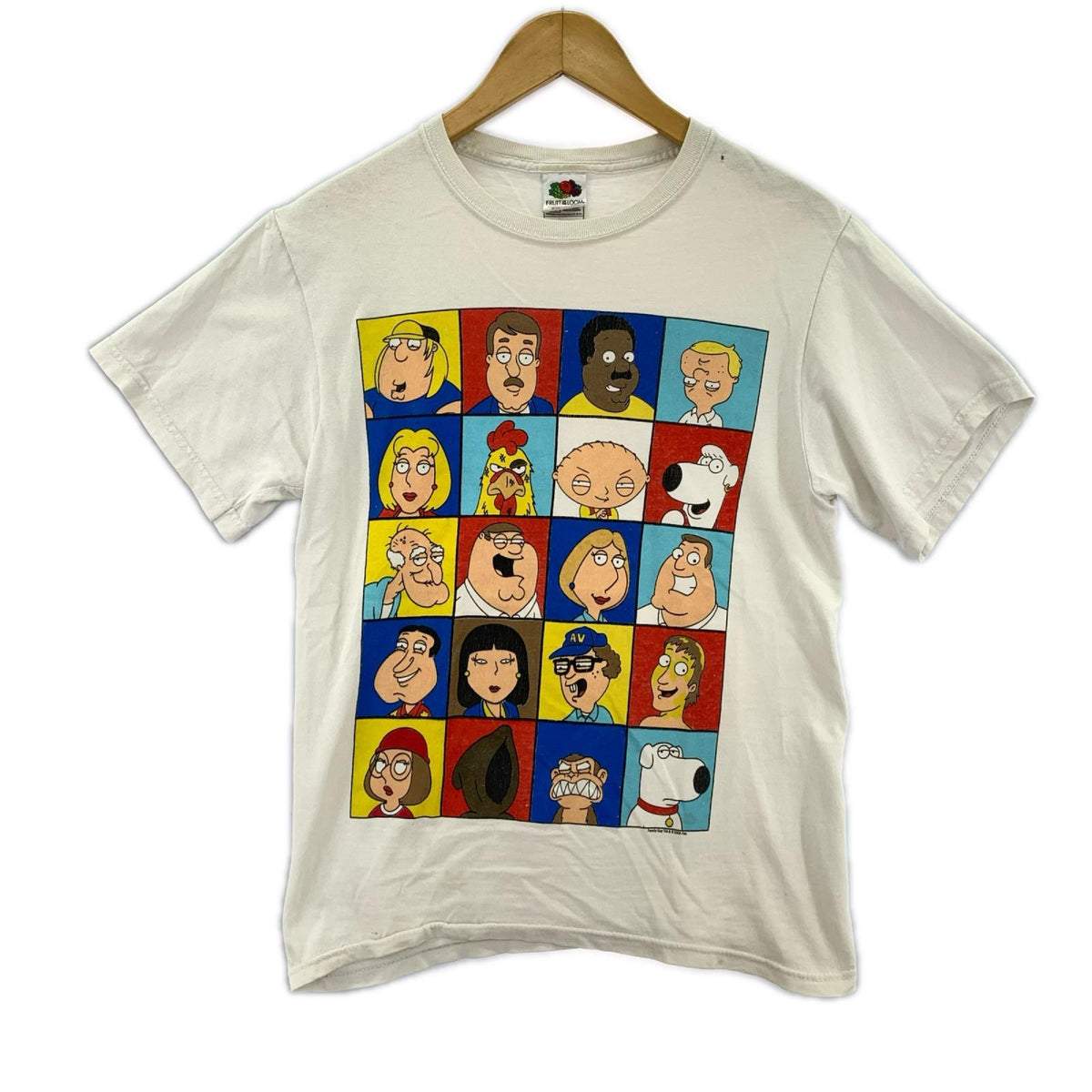 半袖Ｔシャツ FRUIT OF THE LOOM Family Guy（S）ﾎﾜｲﾄ S ホワイト