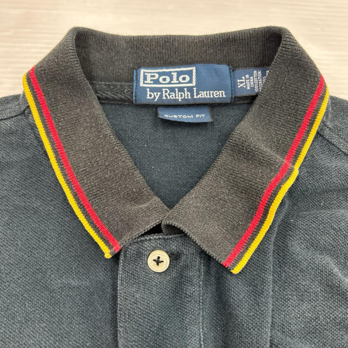 ポロシャツ ﾋﾞｯｸﾞﾎﾟﾆｰ 黒 (XL) ブラック