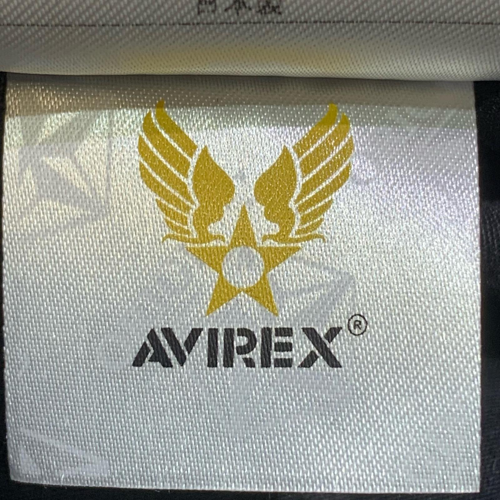 レザージャケット AVIREX7522 A2レザージャケット L ブラック