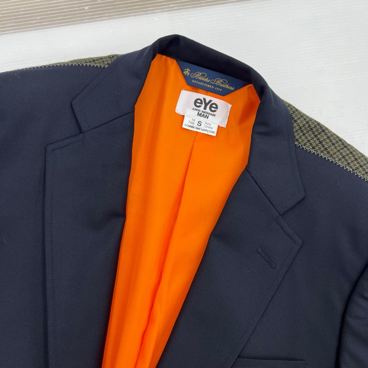 テーラードジャケット 24AW ×BROOKS BROTHERS ﾄﾞｯｷﾝｸﾞｼﾞｬｹｯﾄ (S) S ネイビー