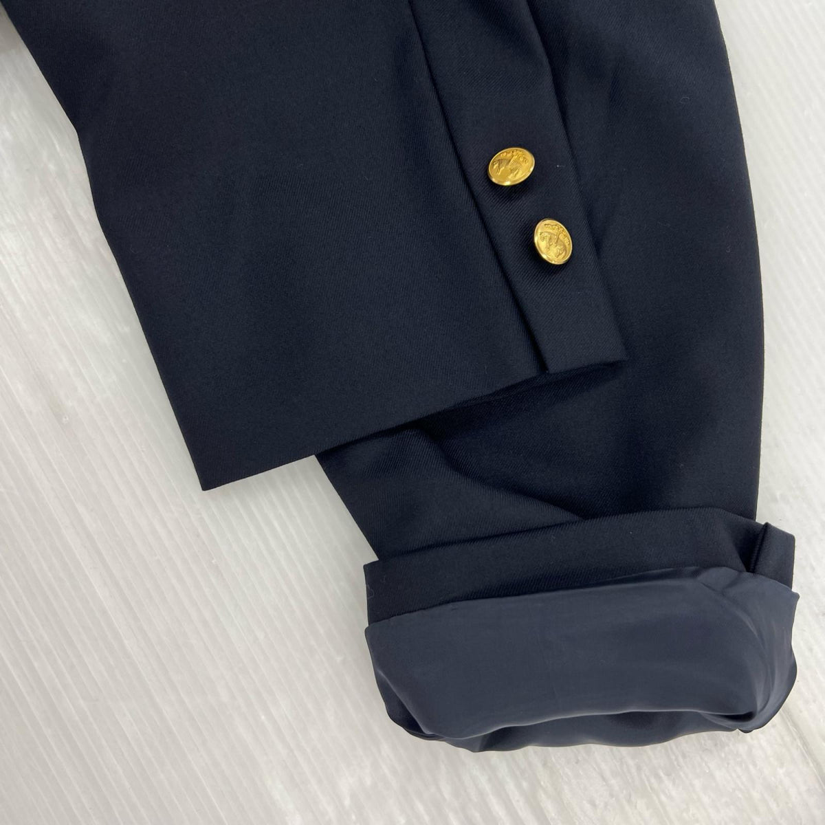 テーラードジャケット 24AW ×BROOKS BROTHERS ﾄﾞｯｷﾝｸﾞｼﾞｬｹｯﾄ (S) S ネイビー
