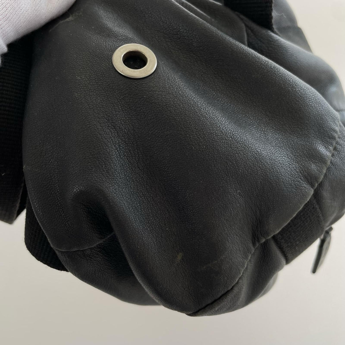 その他バッグ solid leather travel bag 本人期 ブラック