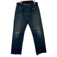 デニムパンツ Levi's 66前期 501 ﾃﾞﾆﾑﾊﾟﾝﾂ ﾎﾞﾀﾝ裏6 (W35)