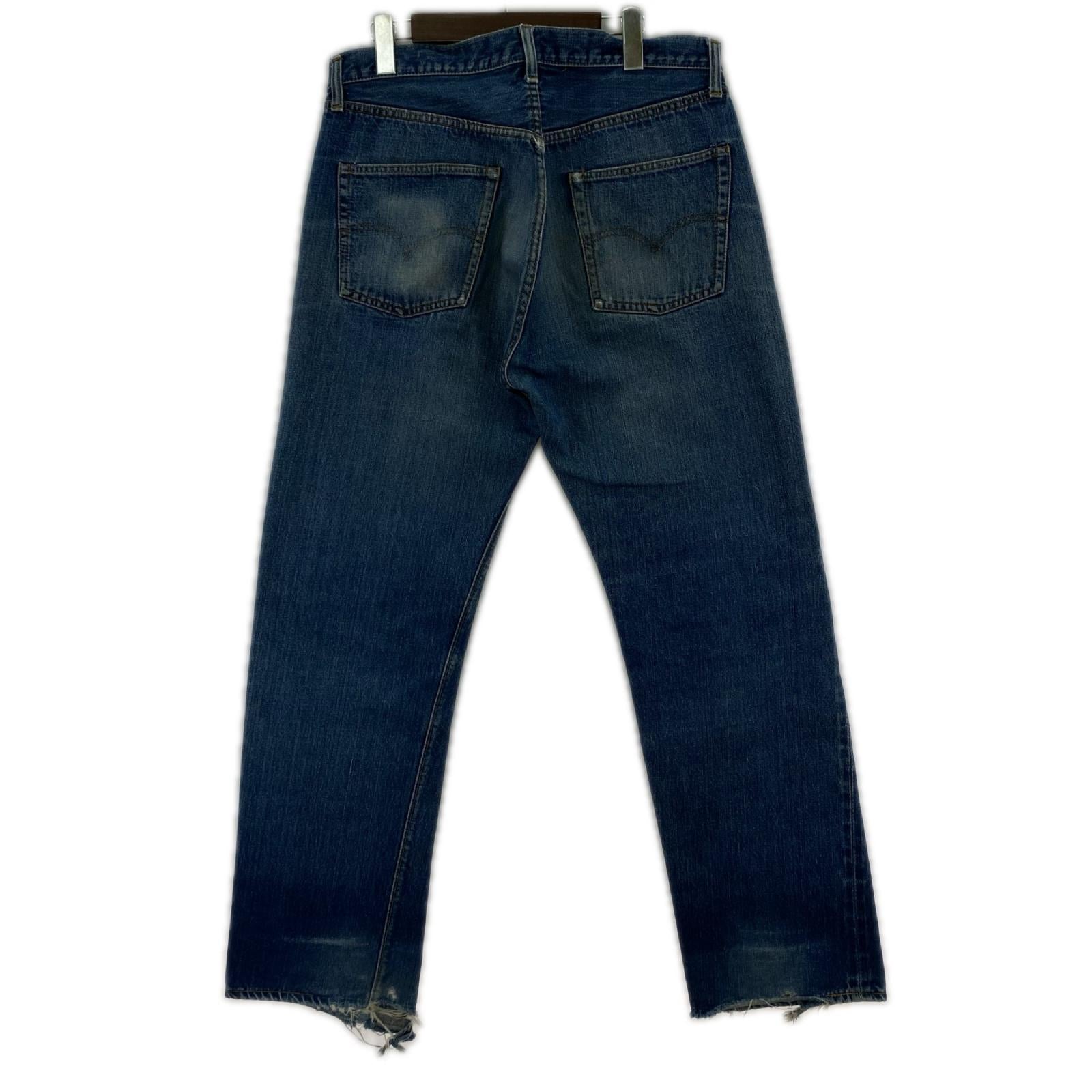 デニムパンツ Levi's 66前期 501 ﾃﾞﾆﾑﾊﾟﾝﾂ ﾎﾞﾀﾝ裏6 (W35)