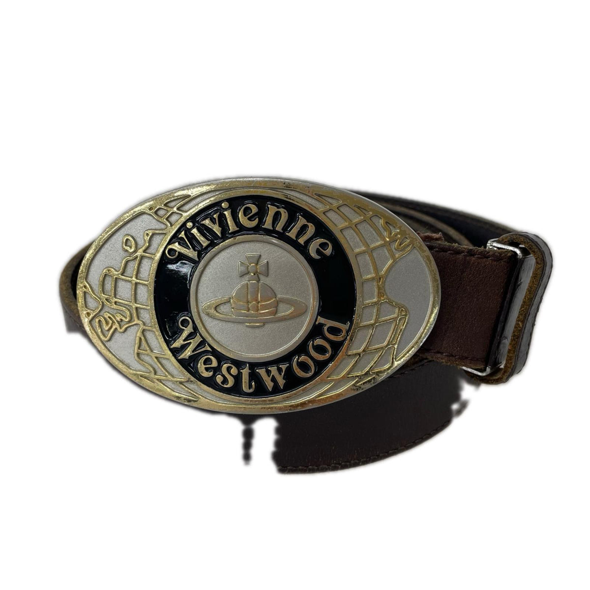 その他アクセサリー vivienne Westwood MAN オーバルバックル ベルト ブラウン