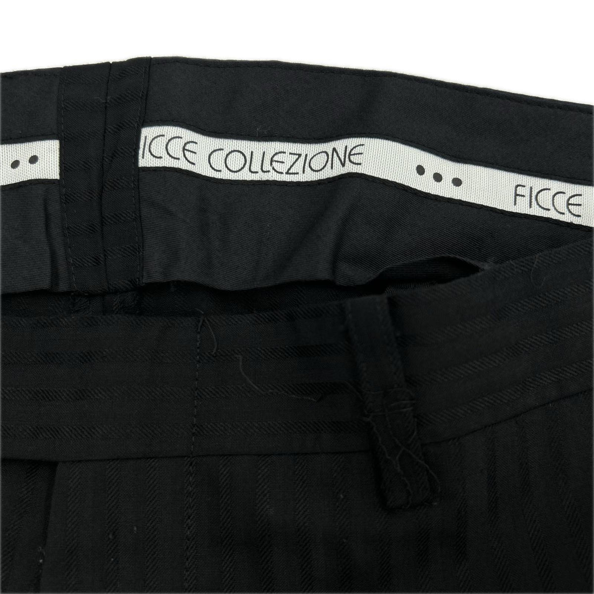 セットアップ ficce collezione ｽﾄﾗｲﾌﾟ BLK 48 ブラック