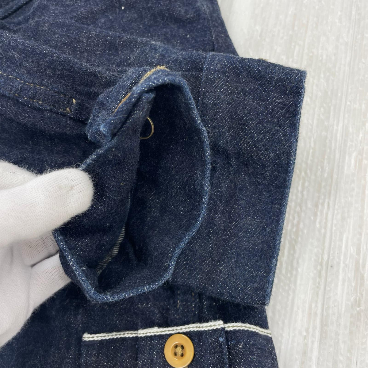 デニムジャケット BATTLE DRESS JACKET LOOSE DENIM 48