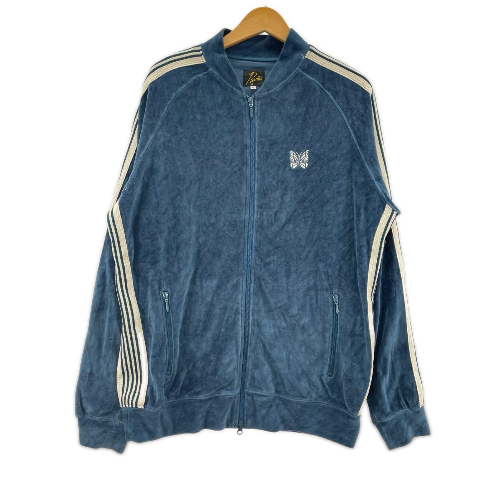 ジャケット R.C. Track Jacket - C/PE Velour BLU XL