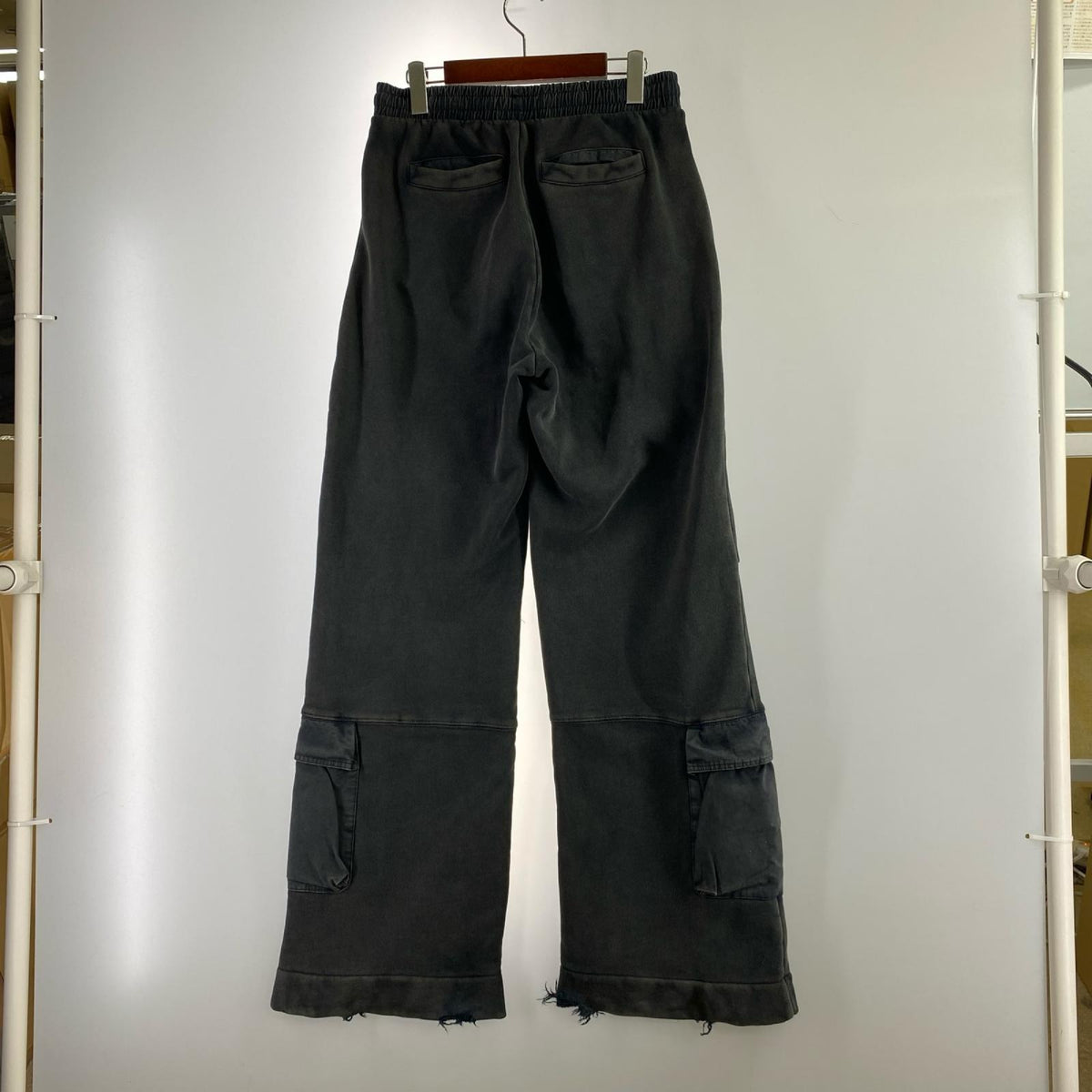 パンツ ENTIRE STUDIOS ｶｰｺﾞｽｳｪｯﾄﾊﾟﾝﾂ 灰 S ブラック