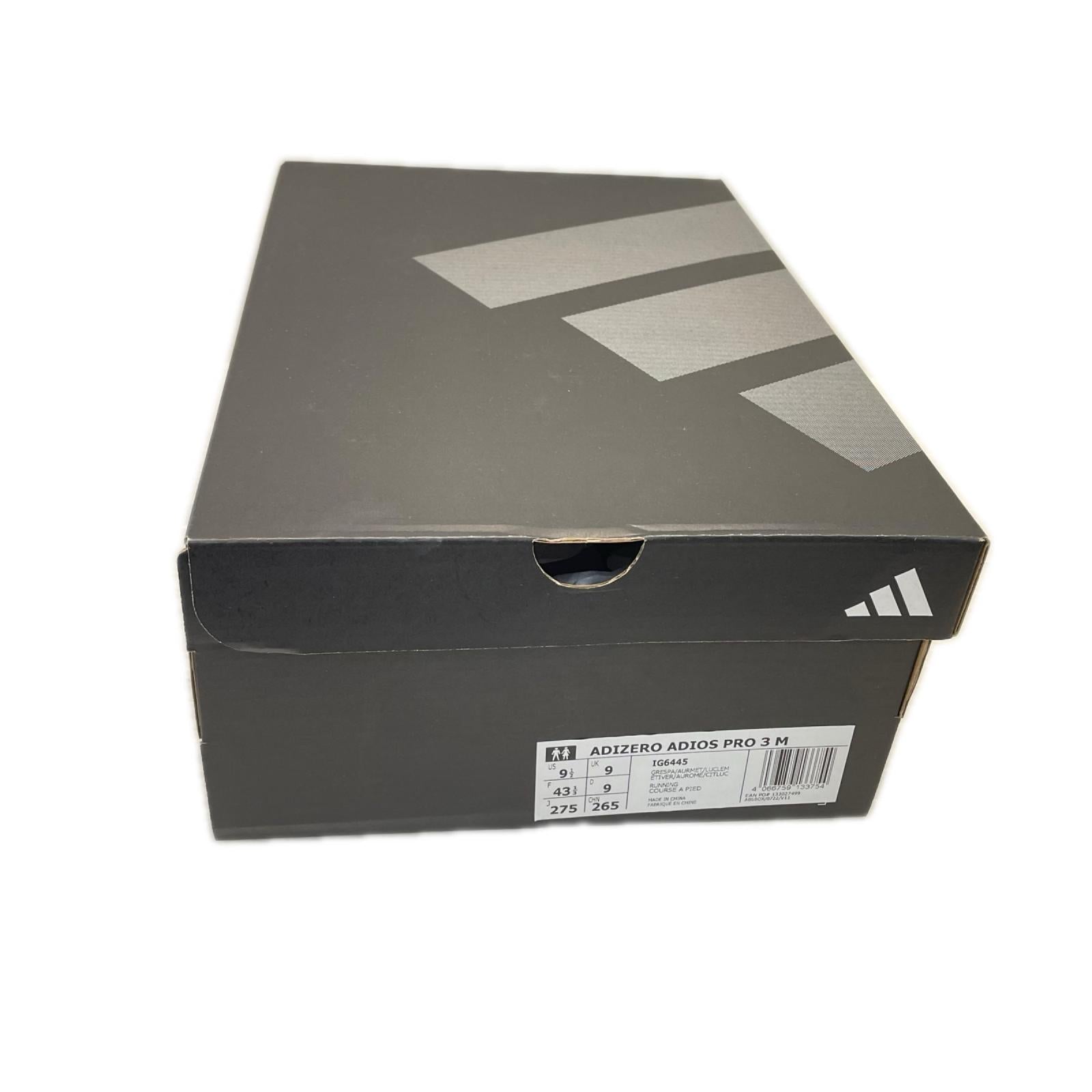 その他靴 adidas アディゼロ アディオス プロ 3M レーシングシューズIG6445 27.5cm (US9 1/2 UK9 EU45)