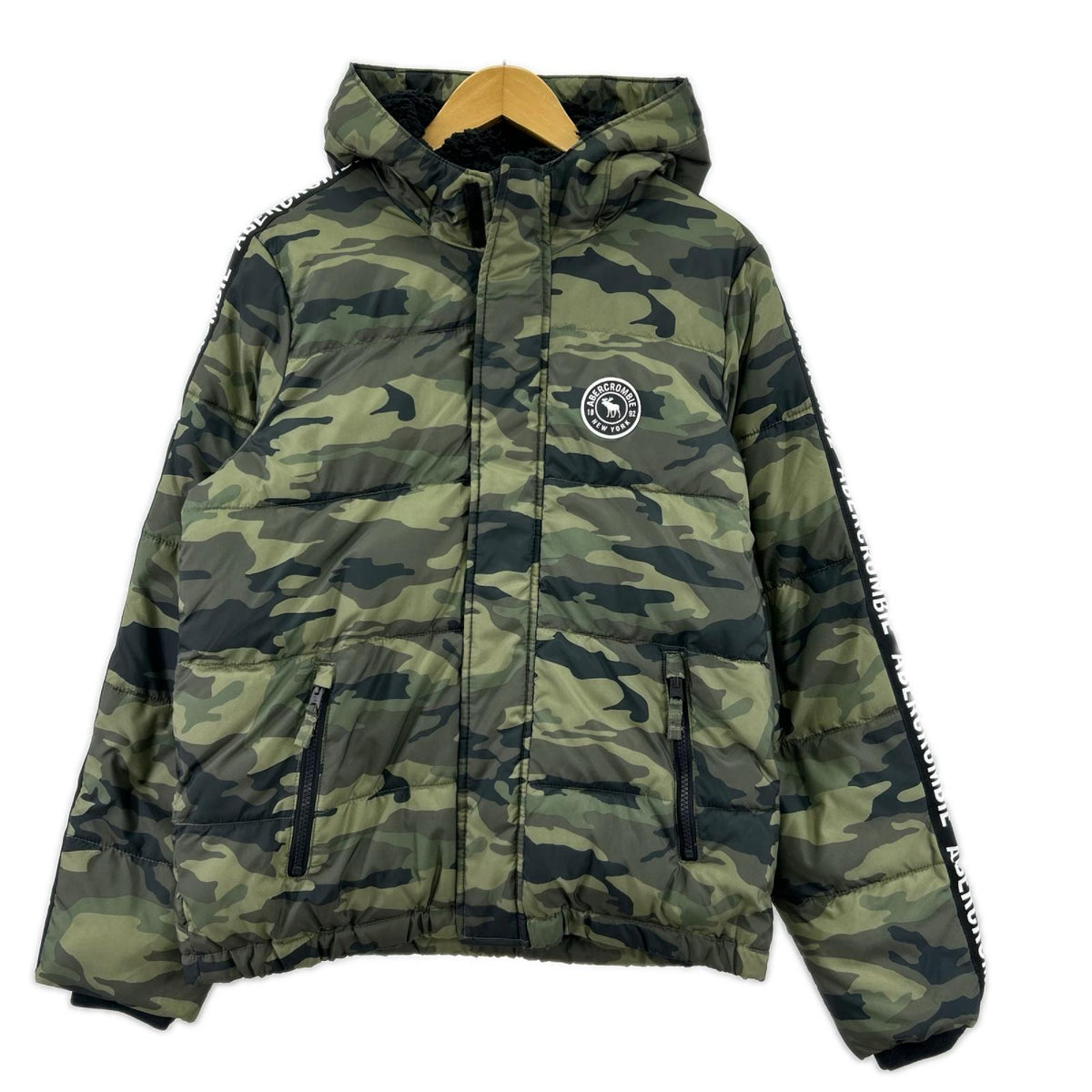 ダウンジャケット abercrombie kids 15/16 迷彩