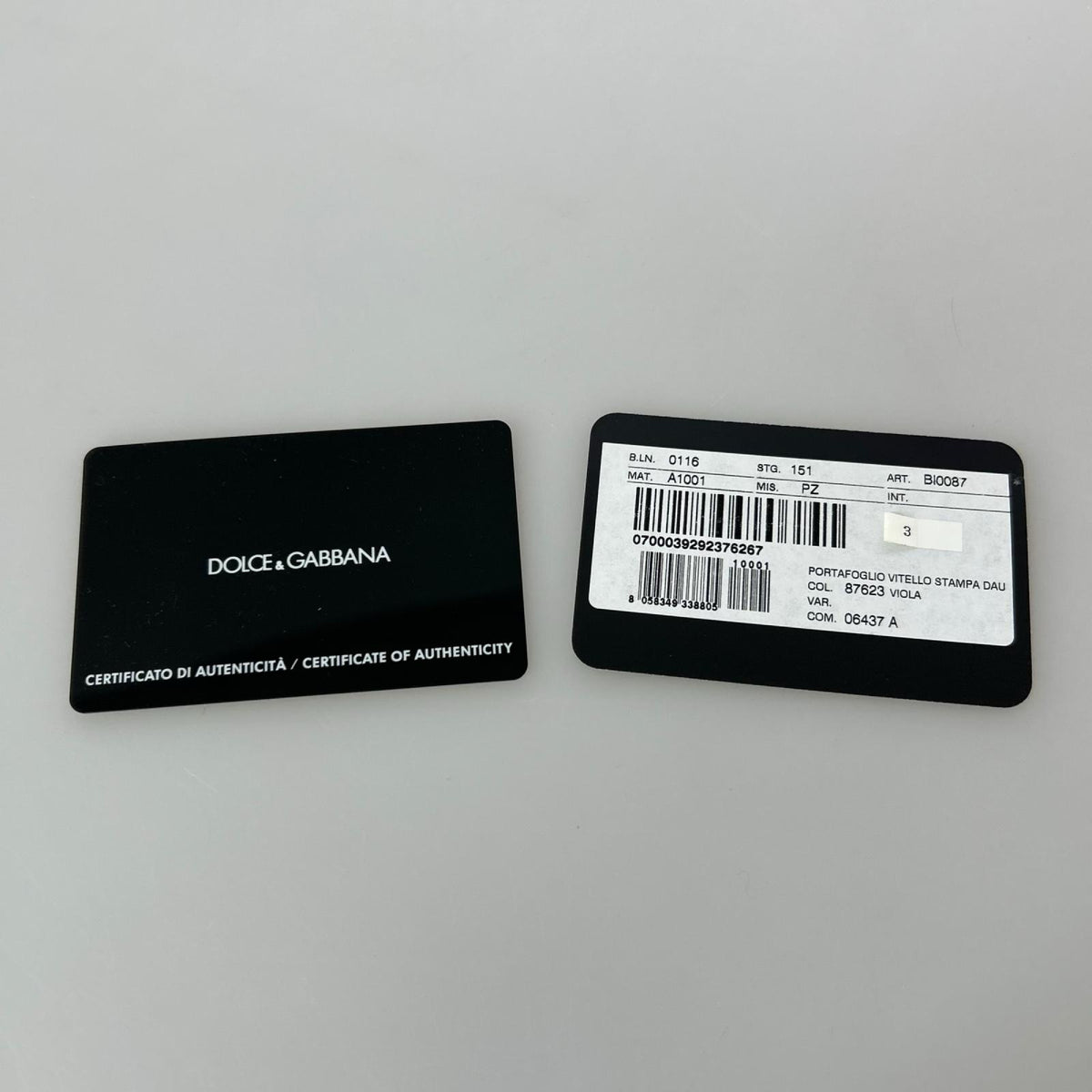 長財布 DOLCE&GABBANA 長財布 PU