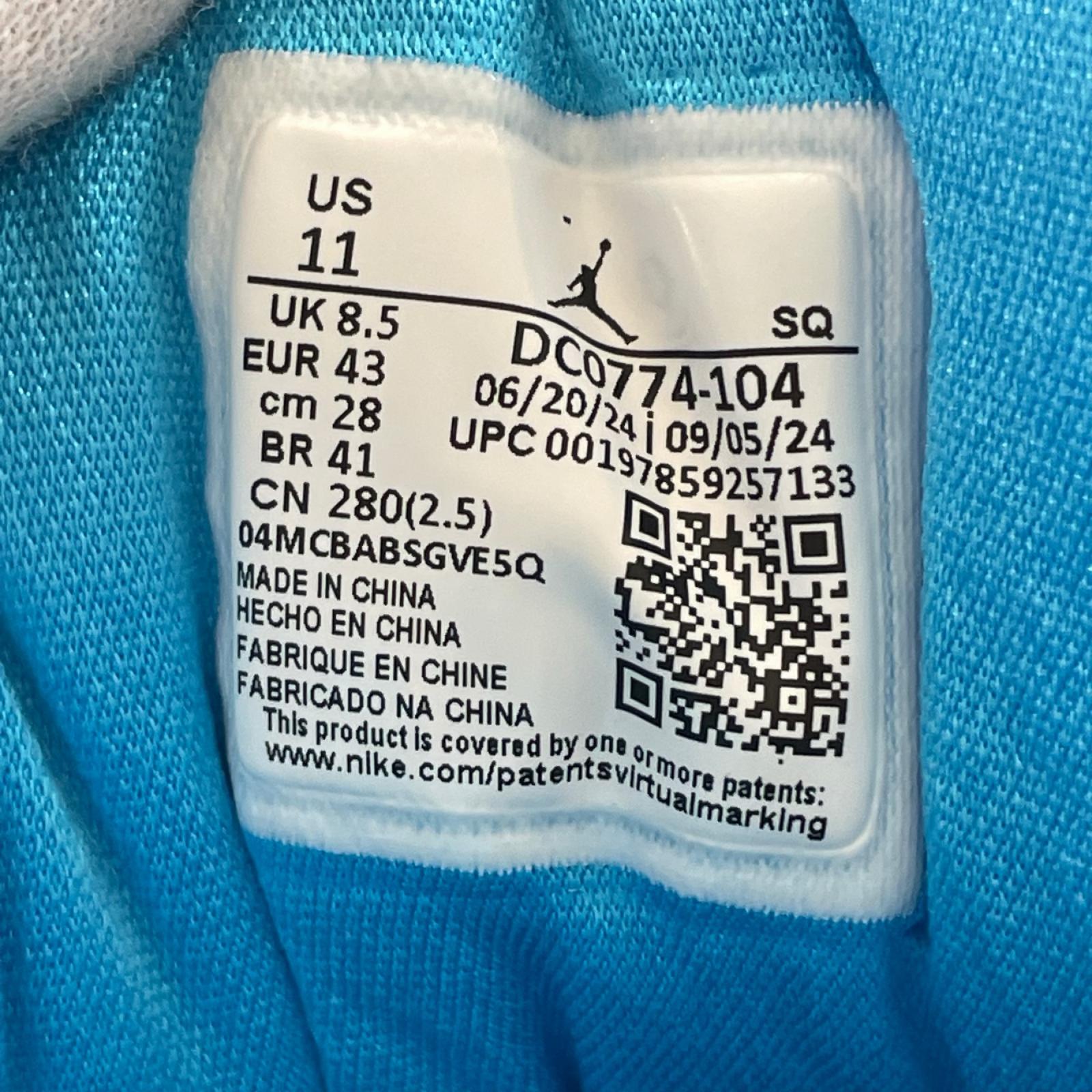 スニーカー WMNS AIR JORDAN 1 LOW BLUE GUM DC0774-104 (28.0) 28cm (US10 UK9 1/2 EU46)