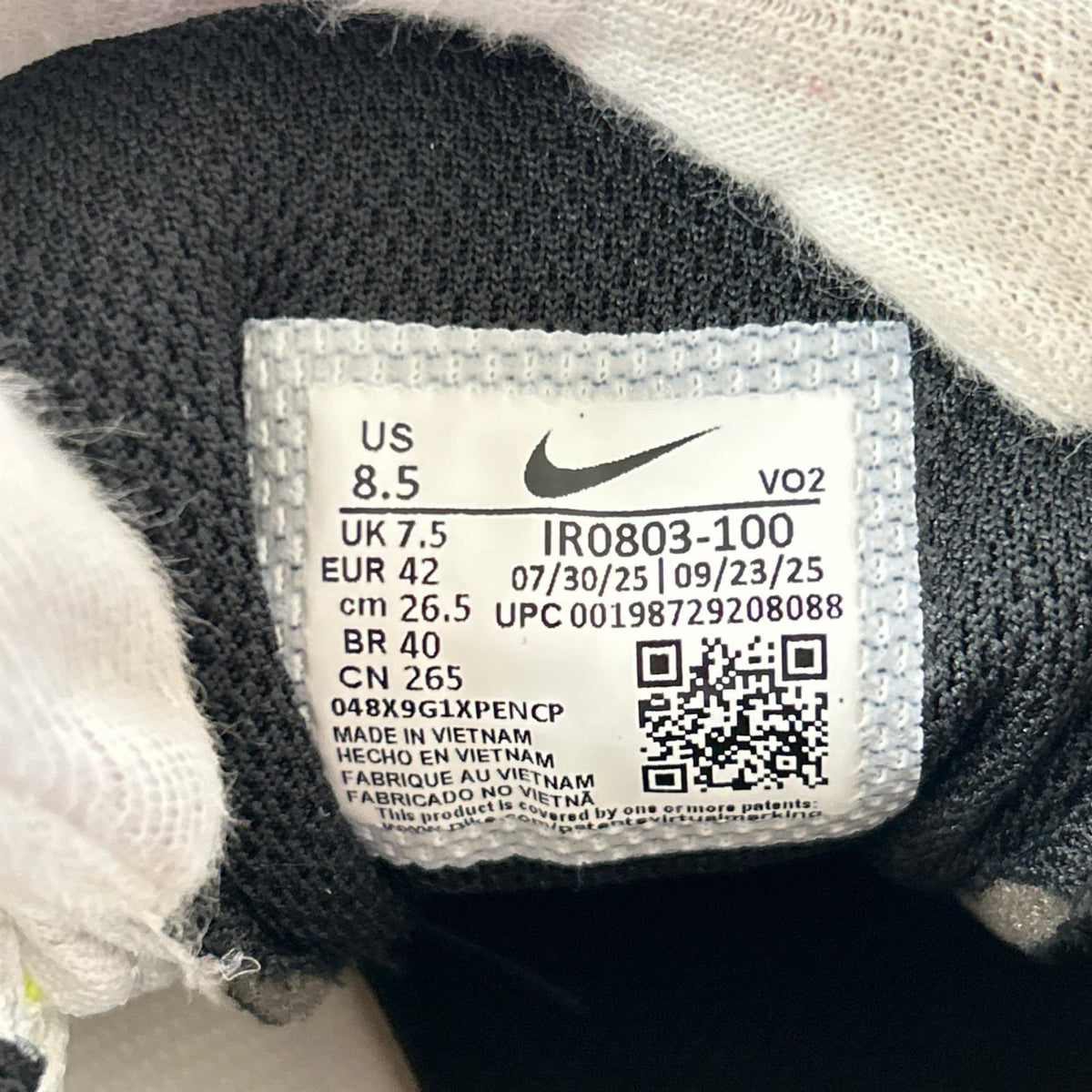 スニーカー NIKE AIR MAX FIRE 26.5cm (US8 1/2 UK8 EU43) ホワイト