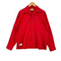 長袖シャツ HV SHIRT/ｻｲｽﾞM M レッド
