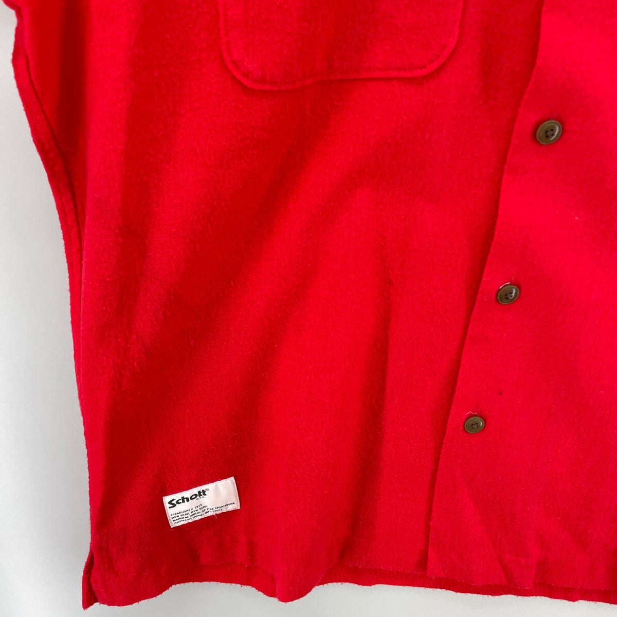 長袖シャツ HV SHIRT/ｻｲｽﾞM M レッド