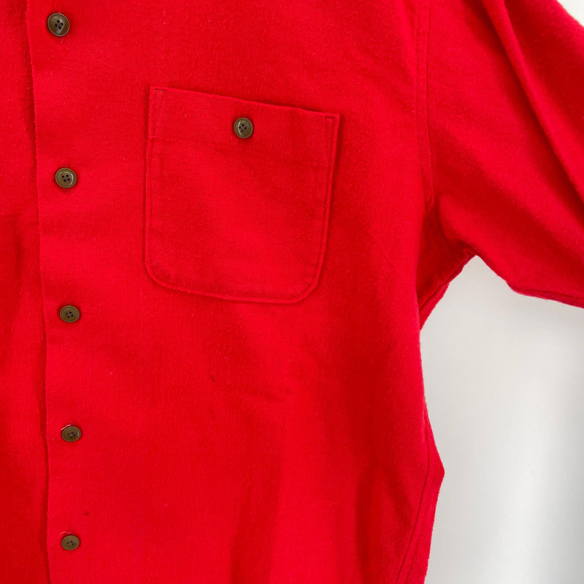 長袖シャツ HV SHIRT/ｻｲｽﾞM M レッド