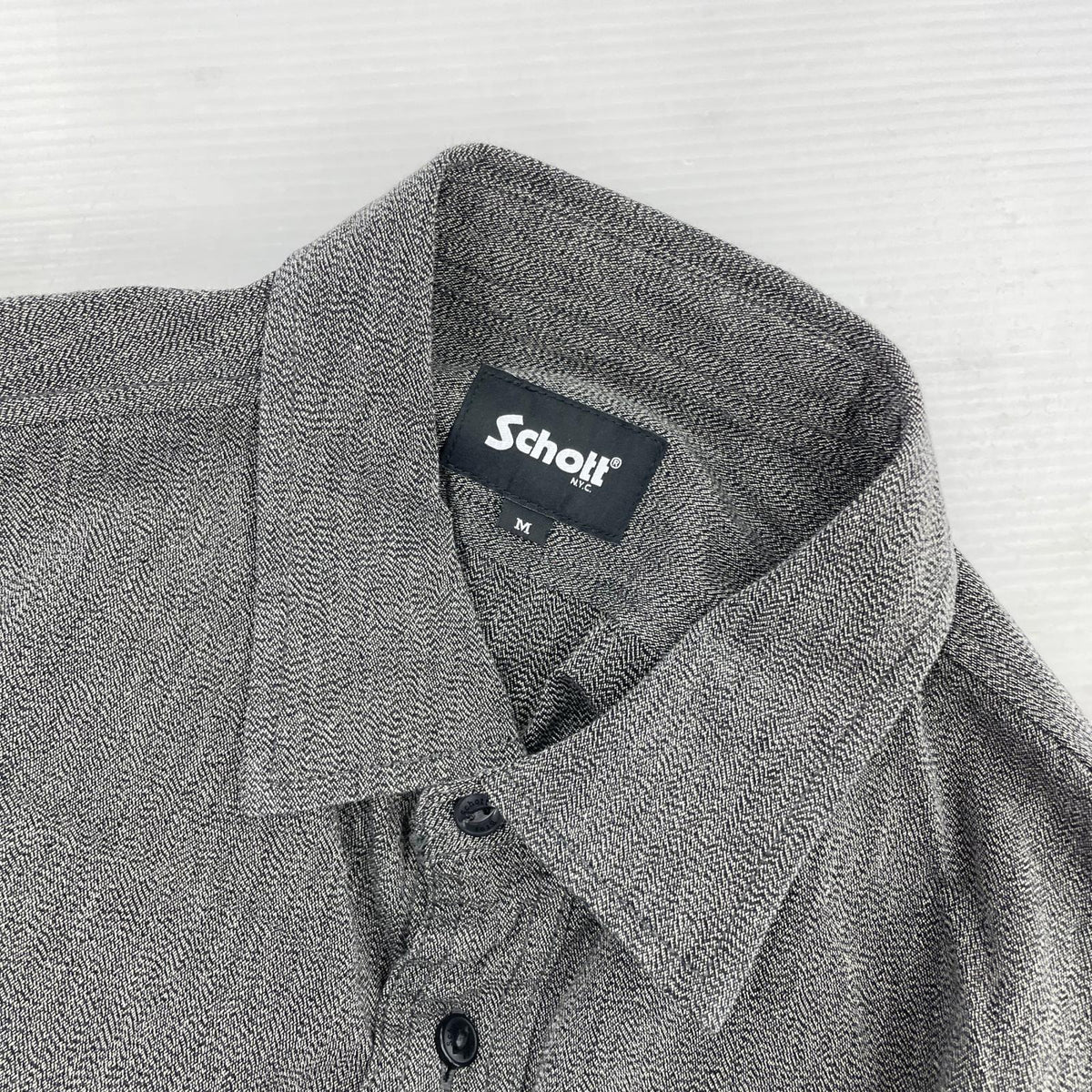 長袖シャツ COTTON COVERT SHIRT/ｻｲｽﾞM M グレー