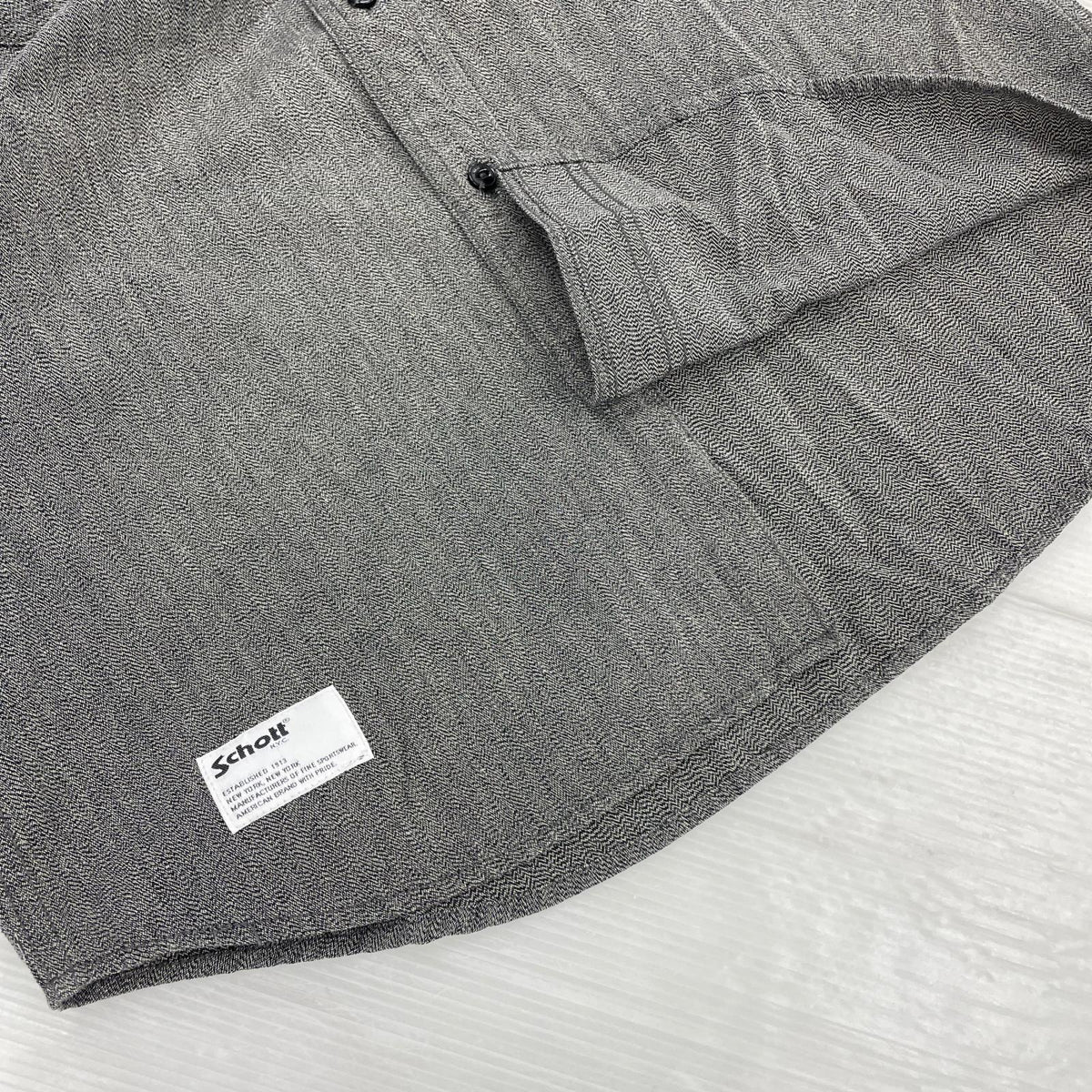長袖シャツ COTTON COVERT SHIRT/ｻｲｽﾞM M グレー