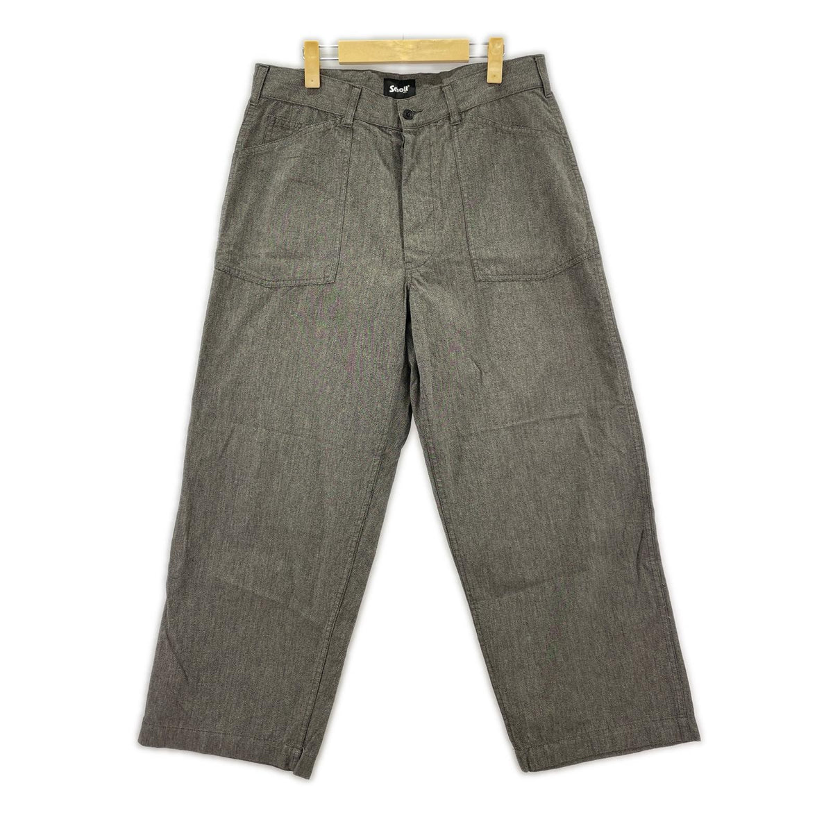 パンツ COTTON COVERT FIELD PANTS 34 グレー