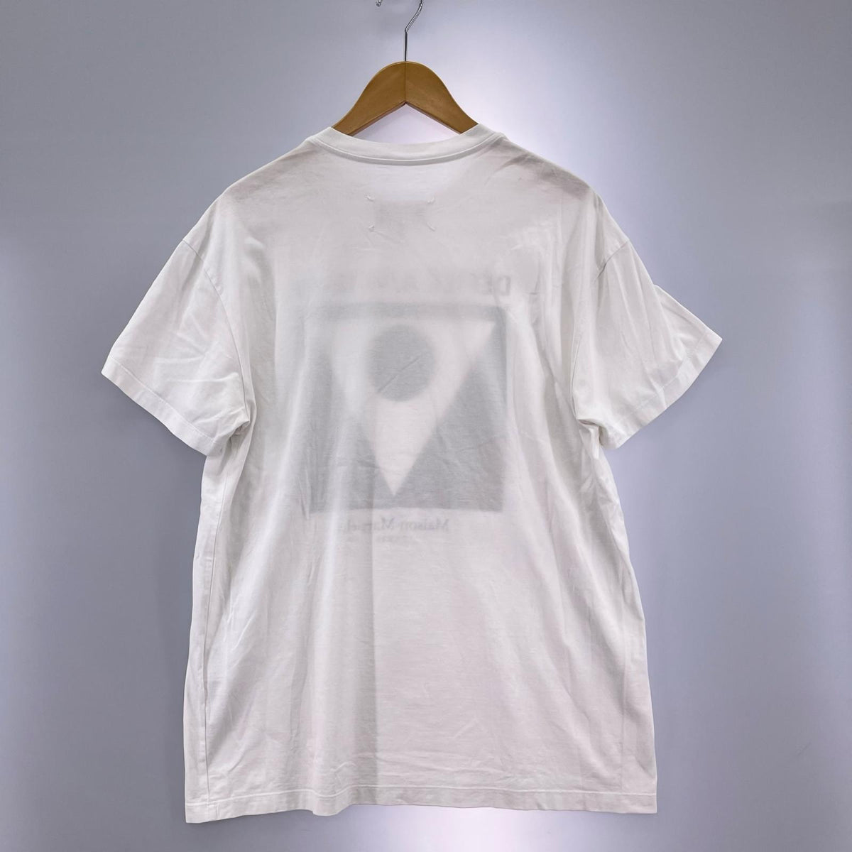 半袖Ｔシャツ MAISON MARGIELA 18AW DEFILE ﾌﾟﾘﾝﾄTee 44 白 44 ホワイト