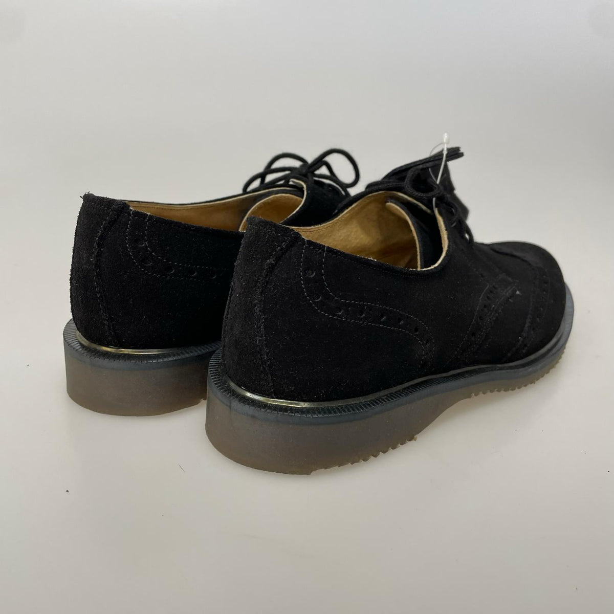 シューズ Dr.Martens ×Lloyd's 英国製 Wﾈｰﾑ BLACK SUEDE BROGUE 6 1/2 ﾌﾞﾗｯｸ ブラック