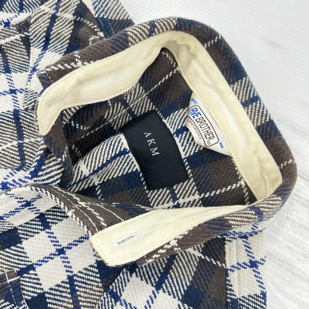 長袖シャツ ×FIVE BROTHERS ﾁｪｯｸ ﾈﾙｼｬﾂ（S） S マルチカラー