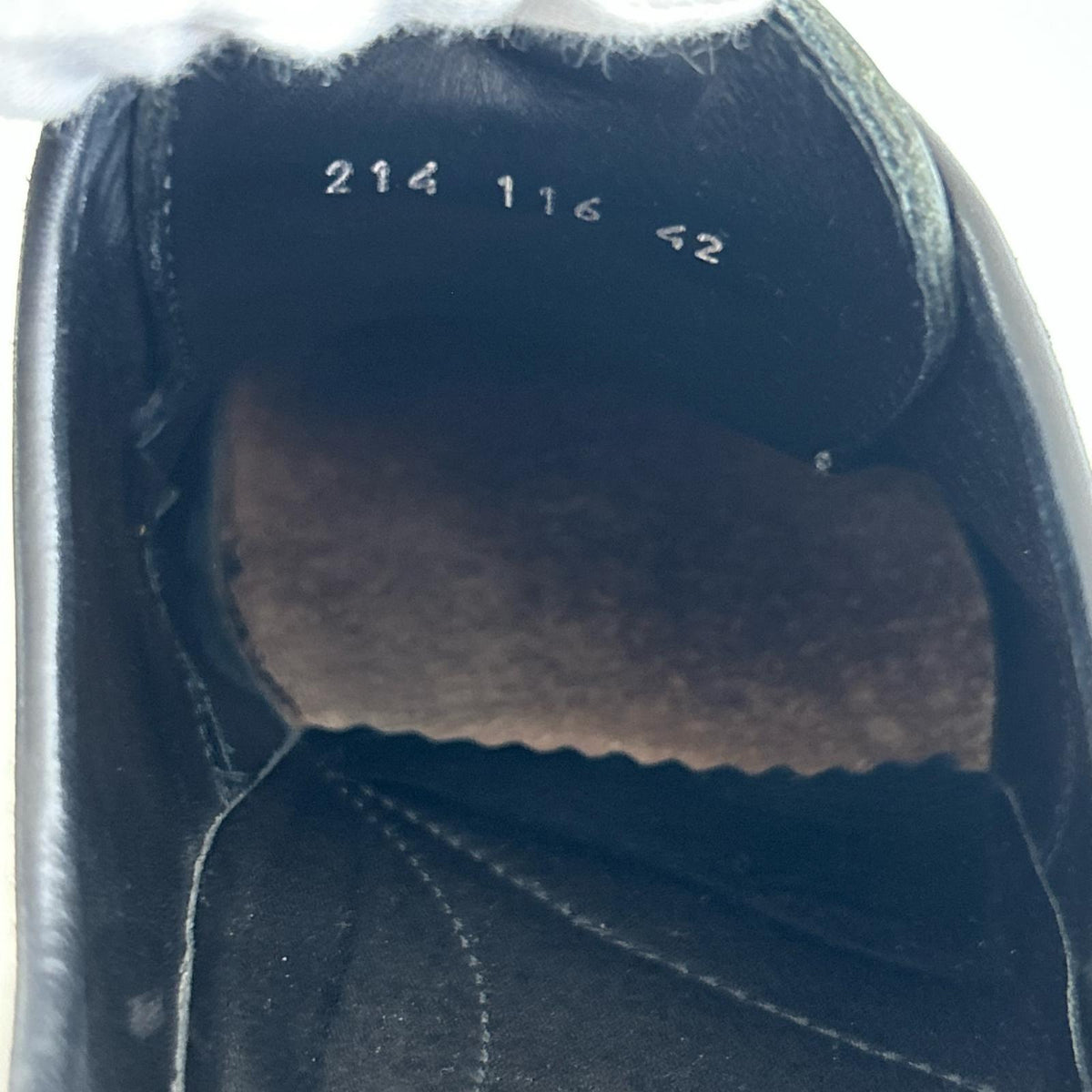 シューズ Our Legacy Trampler Shoe Cracked Patent Leather 42 ﾌﾞﾗｯｸ