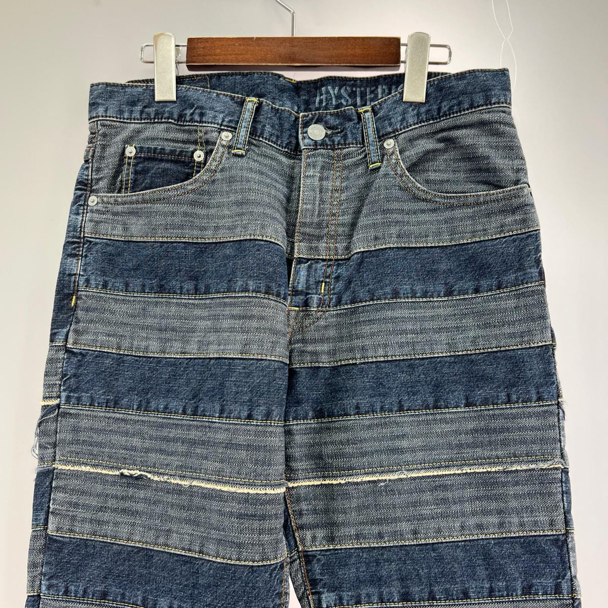 デニムパンツ KINKY JEANS ｽｸﾗｯﾁﾌﾚｱﾃﾞﾆﾑ (30) 30 ネイビー
