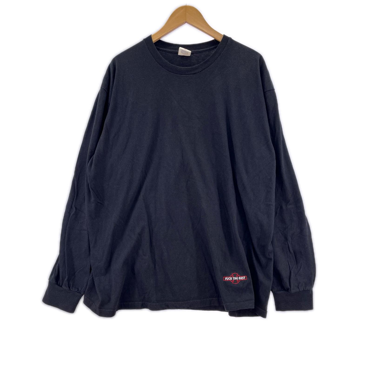 長袖Ｔシャツ ×INDEPENDENT　FUCK THE REST 黒　XL ブラック