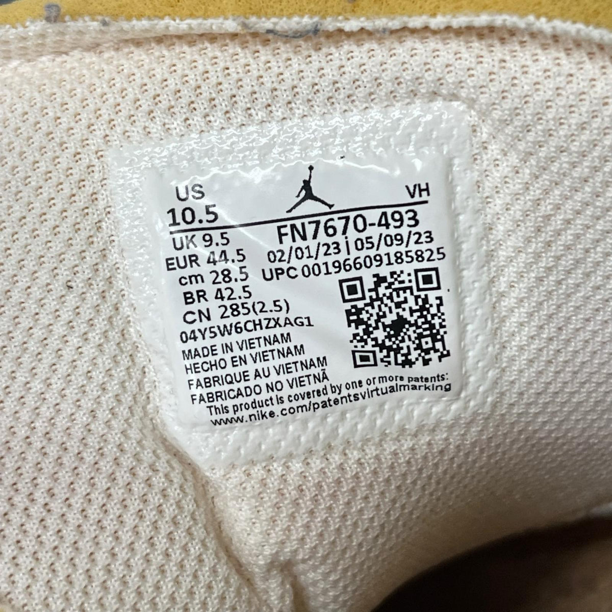 スニーカー NIKE AIR JORDAN 1 LOW SE 28.5cm (US10 1/2 UK10 EU47)