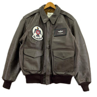 ジャケット COCKPIT TYPE A-2 AF FLIGHT JACKET ブラウン