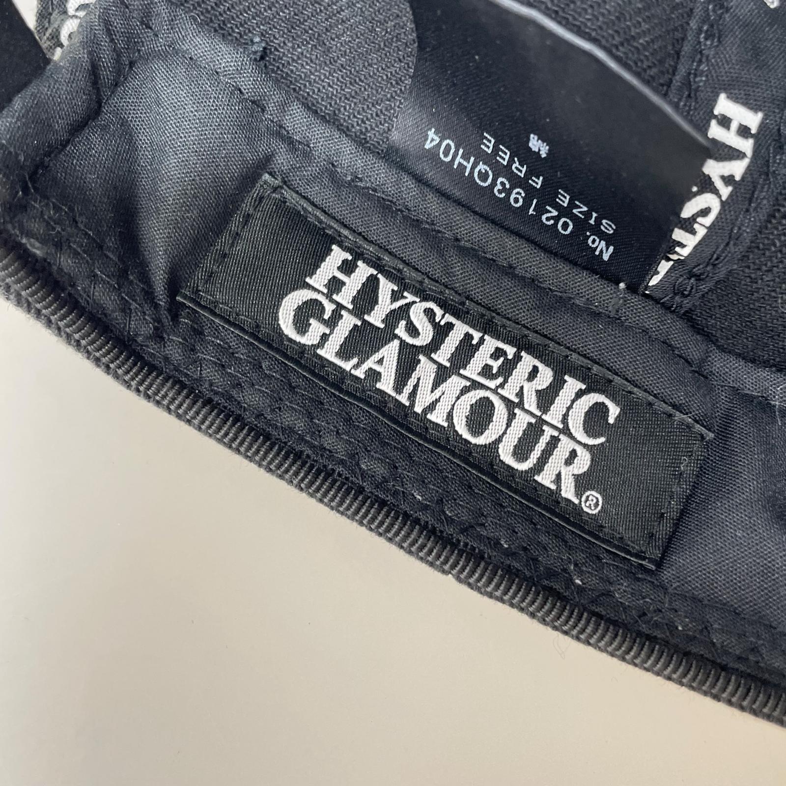 キャップ HYSTERIC GLAMOUR 刺繍ｷｬｯﾌﾟ 02193QH04 茶 ブラウン