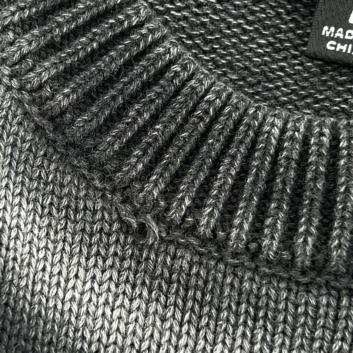ニット Faded Cotton Crew (L) ﾌﾞﾗｯｸ L ブラック