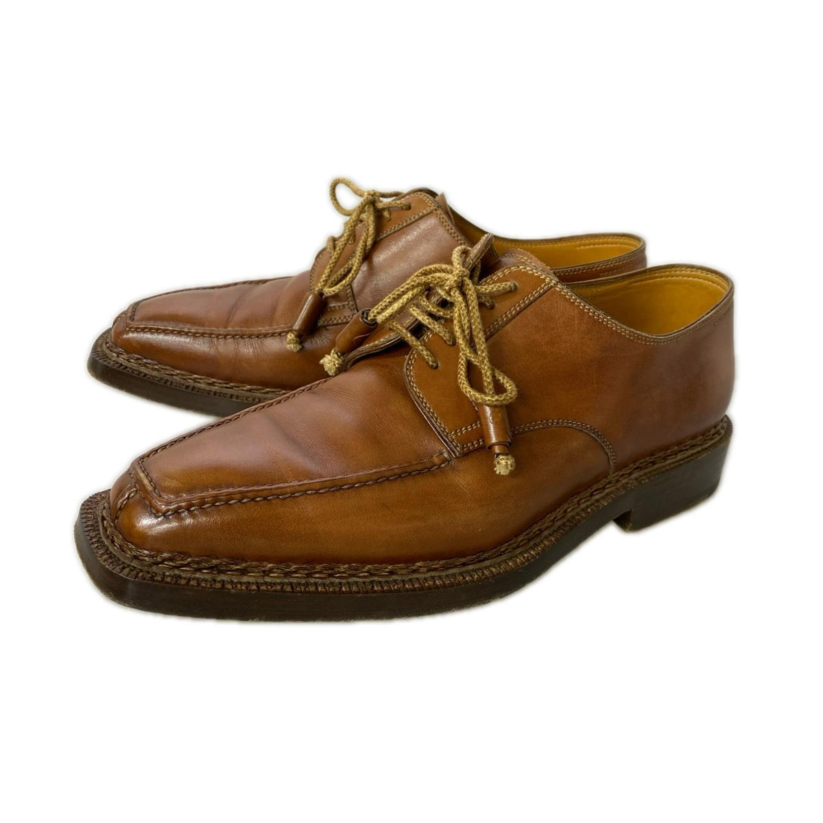 シューズ STEFANOBI Uﾁｯﾌﾟ ｼｭｰｽﾞ　茶　6 ブラウン