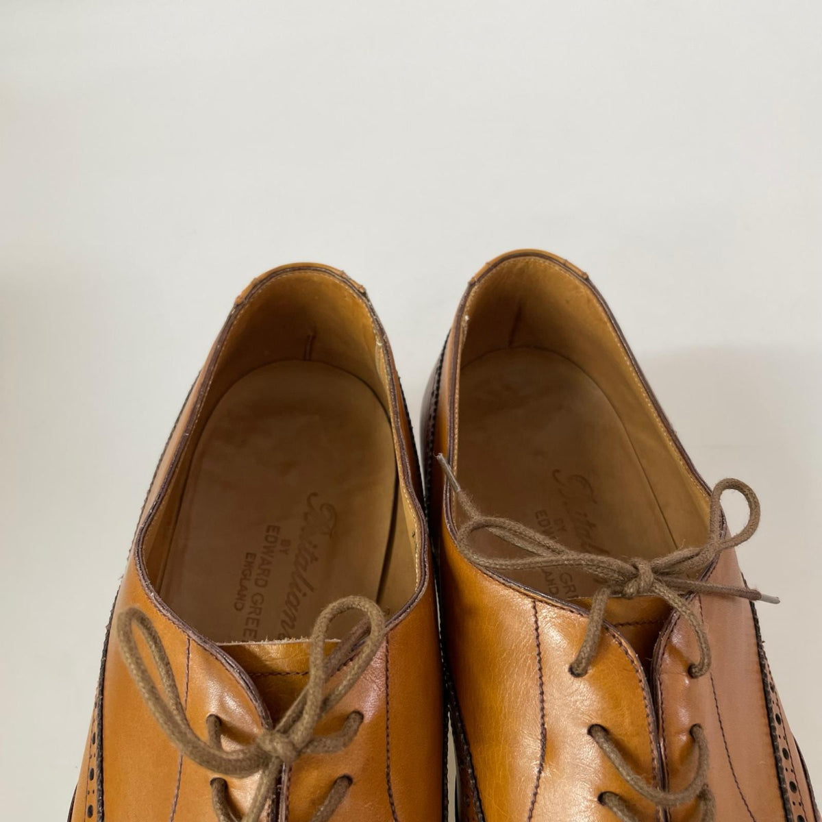 シューズ EDWARD GREEN Britalians ｳｲﾝｸﾞﾁｯﾌﾟ 茶 7 ブラウン