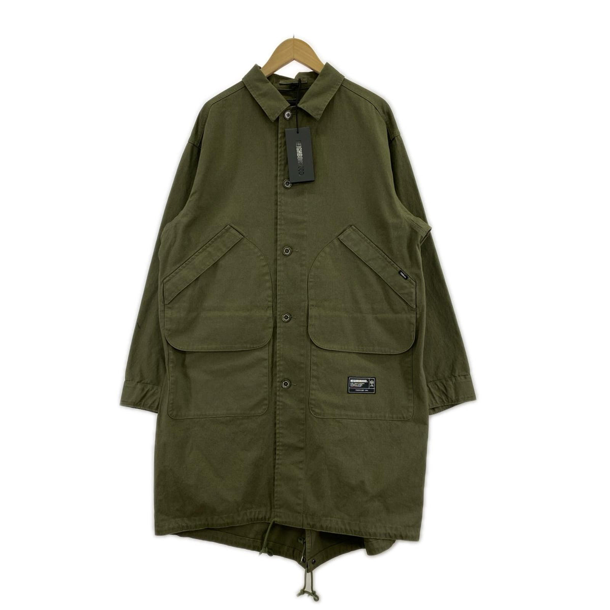 ミリタリージャケット FISHTAIL FIELD COAT 261TSNH-JKM08 (L) L グリーン