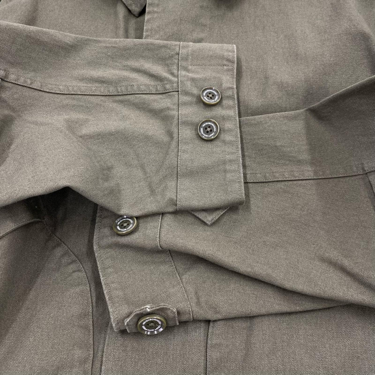 ミリタリージャケット FISHTAIL FIELD COAT 261TSNH-JKM08 (L) L グリーン